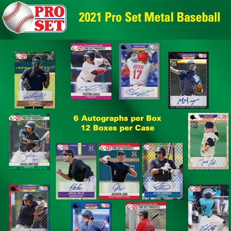 2021 pro set metal baseball hobby box|pro set metal baseball checklist.